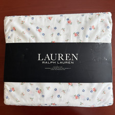 RALPH LAUREN - FRENCH COUNTRY COTTAGE FLORAL KING SHEET SET - 4 PC - NEW