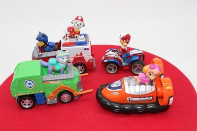 Mix Lot of 9  Paw Patrol Cars TRUCKS Racer Toy Rescue Pups