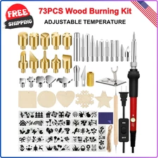 Wood Burning Kit For Beginners, 73PC Professional Wood Burning Pen & Accessories