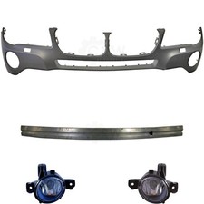 Set Stoßstange vorne grundiert +Träger+Nebel BMW X3 E83 Bj. 06-10 für SRA