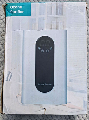 Ozone Purifier Portable Ozone Air Purifier White/Black Digital Touch Display