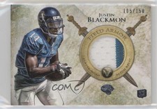 2012 Topps Valor Field Armor Patch 105/150 Justin Blackmon #FAP-JB Patch 0v1