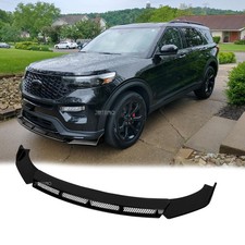 Glossy Car Front Bumper Lip Spoiler Splitter For Ford Explorer Xlt St Platinum