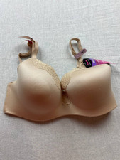 NWT Maidenform Comfort 34D Devotion Ultimate Wirefree Lift Bra 9456 Nude Tan