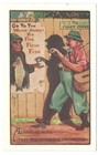 c1910 Signed Ryan Comic Fisherman Walks to the Fish Market — photo 1
