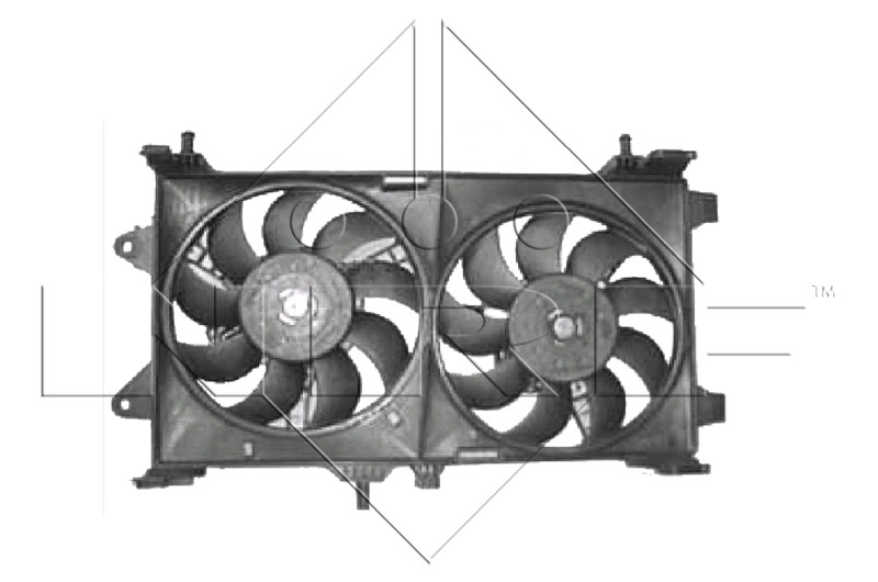 Ventilateur moteur NRF 47802 idéal pour trajets urbains et embouteillages