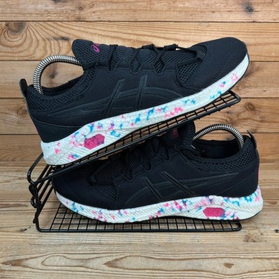 Asics Turnschuhe Damengröße UK 8,5 HyperGel Sai schwarz Straßenlauf Fitnessschuhe
