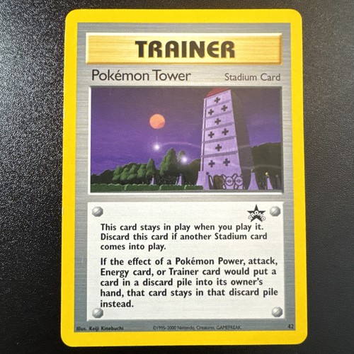 2002 POKEMON WIZARDS BLACK STAR PROMO POKEMON LEAGUE #42 POKEMON TOWER