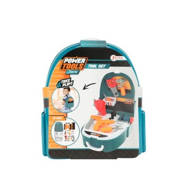 Werkzeugset Kinderwerkzeug Spielwerkzeug Toi Toys Power Tools im Rucksack Kinder