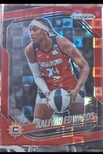 Panini 2025 WNBA Prizm Red Pandora Aaliyah Edwards #d/199 #94 Card