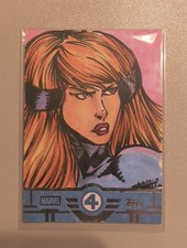 2026 Topps Finest Original Sketch Card Fantastic Four 65th Anniversary