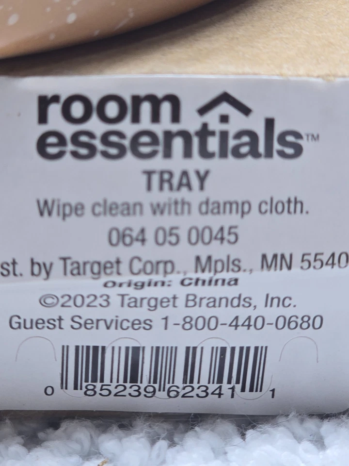 Room Essentials Decorative Tray 7x4 Inch Wipe Clean with Damp Cloth (BB) - Image 4 of 4