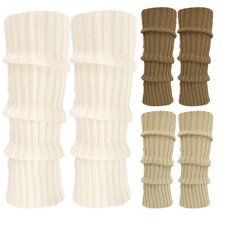 Leg Warmers 3 Pairs Costume Accessories for Women, Women's Heavy Soft Extra L...