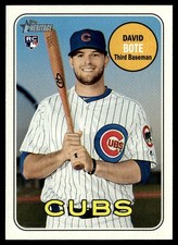 2018 Topps Heritage David Bote Rookie Chicago Cubs #540