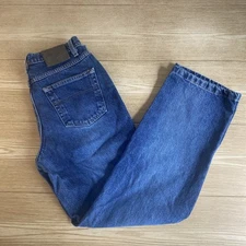 Pantalon Vaqueros Ralph Lauren Para Mujer Talla 8 Jean Mezclilla Azul Acampana