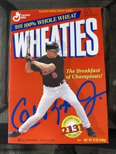 General Mills Cal Ripken Jr. Baltimore Orioles 2131 MLB Cereal Box 12 oz