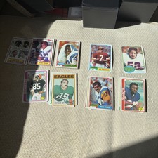 1978, 1981, 1982 Topps Football Lot Of 60+ Cards, Stars Like Theisman