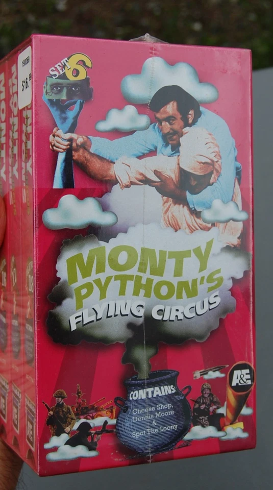 Sealed 3 vhs tape Monty Python's Flying Circus 1973 Volume 16, 17 and 18. - Image 2 of 4