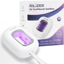 UV Toothbrush Sanitizer Cover, Rechargeable Travel Cap with Magnetic Wall Mou...