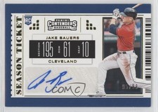 2019 Panini Chronicles Contenders Season Tickets Gold 95/99 Jake Bauers Auto 5w7