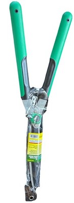 One Stop Gardens 22  Wavy Blade Hedge Shears Item 96849 With Green Handles