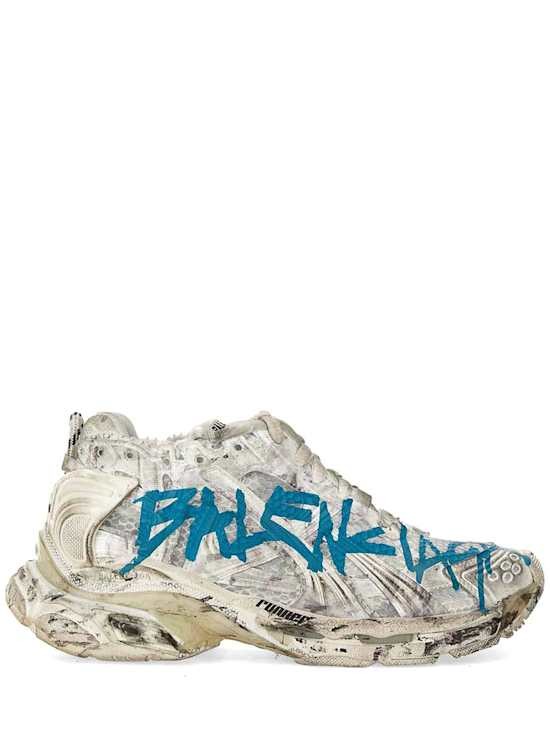 Balenciaga - Women - Graffiti sneakers with sturdy sole - White 228190₽