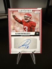 2024 Sage Artistry Alfahiym Walcott Red Autograph Rookie #ART-AW