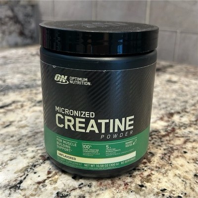 Optimum Nutrition Micronized Creatine Monohydrate Powder, Unflavored, 10.58oz