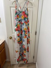 Yessica Women’s Dress Floral Gathered Waist Floor Length