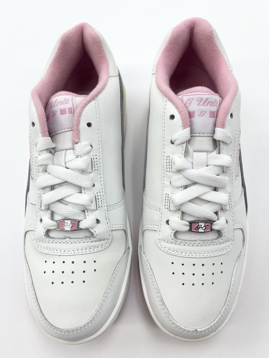 Vintage Reebok G-Unit G6II White Pink Leather Sz Men