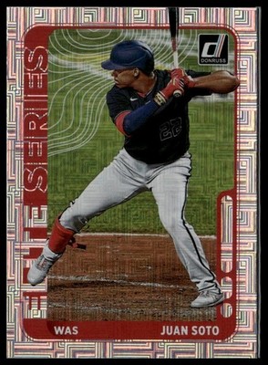 2021 Donruss #ES1 Juan Soto Elite Series Vector