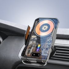 15W Fast Wireless Car Charger Automatic Clamping Mount Air Vent Phone Holder