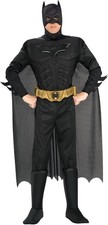 Rubies Men's The Dark Knight Batman Deluxe Muscle Chest Costume X-LARGE Black