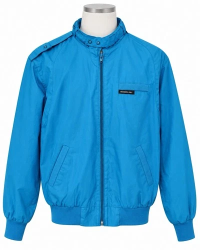 Vintage 80s Members Only by Fabil Blue Racer Bomber Jacket Men’s L Hong Kong image 3