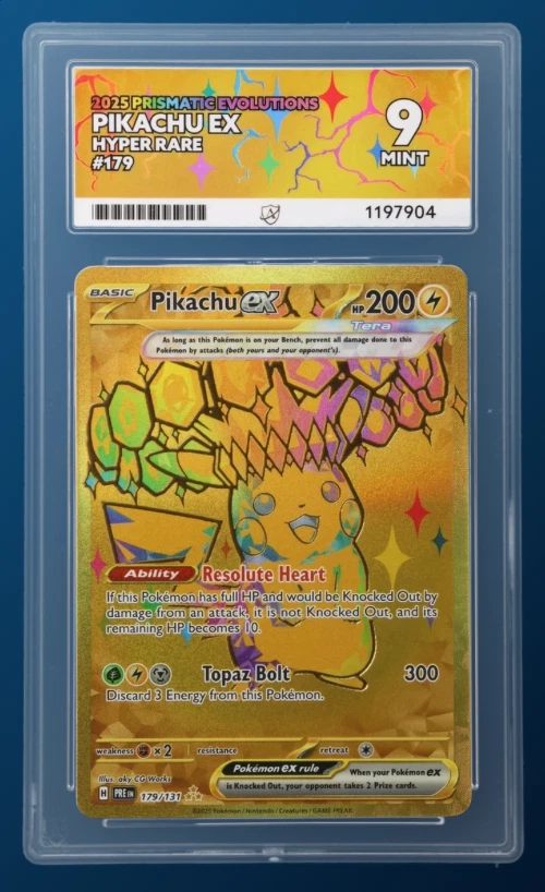 Pokémon Pikachu Grade 9 Pokémon TCG Individual Collectable Card