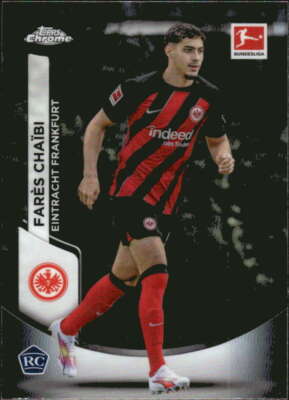 2023-24 Topps Chrome Bundesliga #28 Fares Chaibi Eintracht Frankfurt Rookie