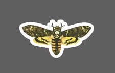 Death Head Moth Sticker Skull Waterproof Animal Movie Nature Gift NEW