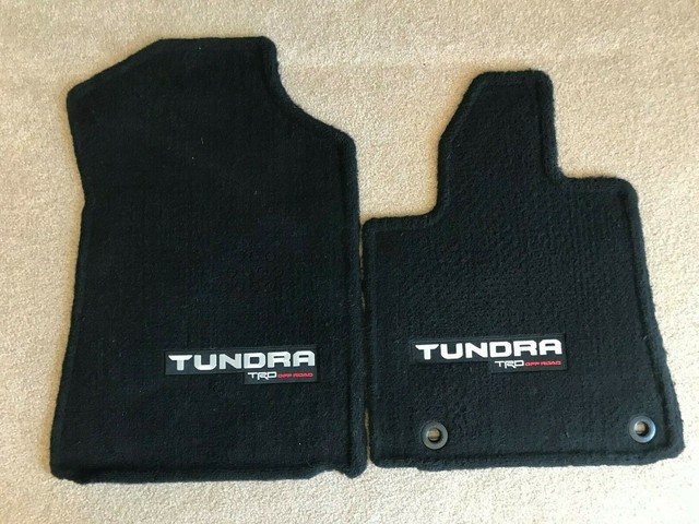 2017 Toyota Tundra Sr5 Double CAB Black Carpet Floor Mat Set- 3 Pc. 1