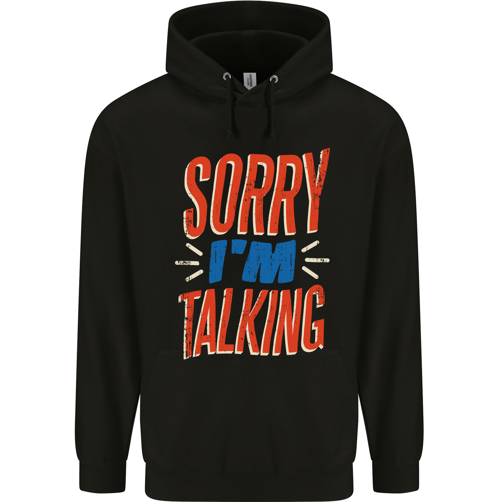 Im Talking Funny Sarcasm Sarcastic Slogan Mens 80% Cotton Hoodie