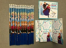 15 Pencils Disney Frozen Princess Elsa Anna Party Favor Plus 16 Valentines