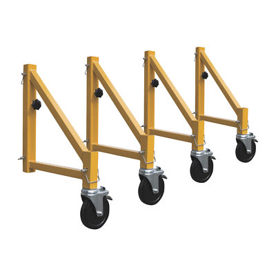 Metaltech 4-Pc. Outrigger Add-On Set With 5in. Heavy Duty Casters for