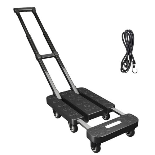 Heavy Duty 270kg Folding Platform Trolley Hand Truck Foldable Carrying Cart - Picture 12 of 13