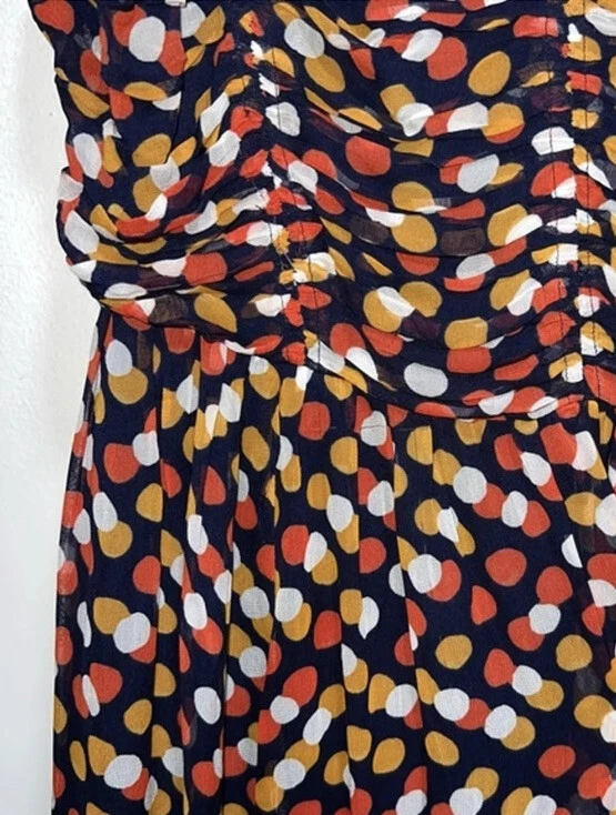 VALENTINO Maxi abito Maeve Anthropologie Frannie Sweetheart TAGLIA 10