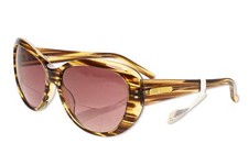 Corinne McCormack 'Pamela' 56mm Reading Sunglasses Brown 1.50