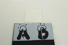 Christmas Frosty Snow Capped Alphabet Letter Stencils For Crafts Holidays