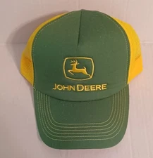 LP16983 John Deere Licensed Green / Yellow Mesh Hat / Cap