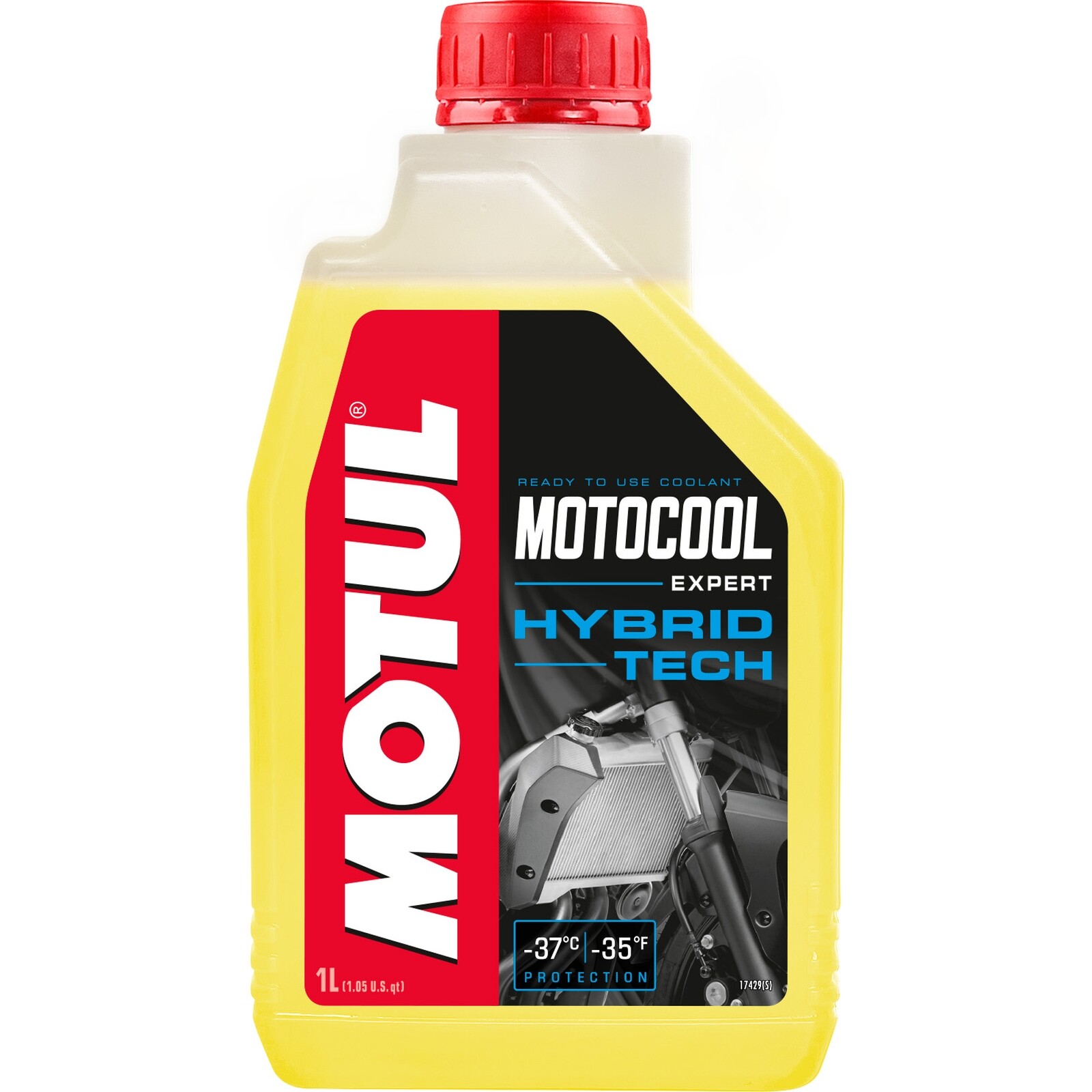 Motul Motocool Expert Motorcycle Antifreeze Coolant - Ready To Use - 1 Litre 1L