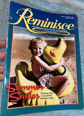 Reminisce - June / July 2011 Summer Smiles, Carefree Footloose Days, Texas Tykes