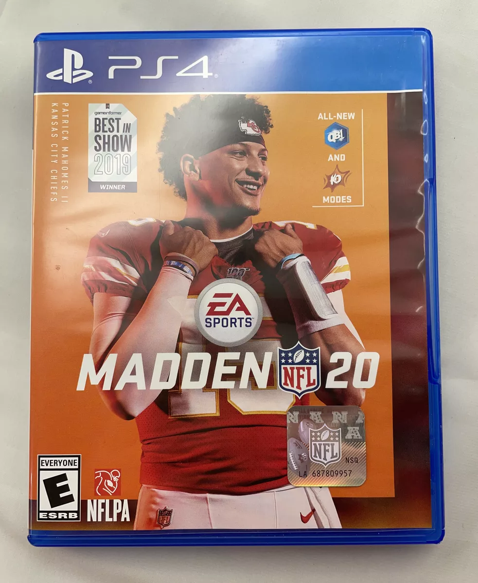 Madden NFL 20 Sony PlayStation 4 PS4 Patrick Mahomes
