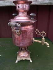 samowar holzkohle antik